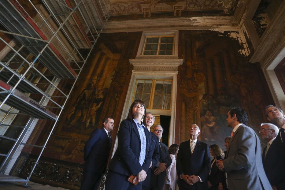 Marcelo no Palácio Nacional da Ajuda