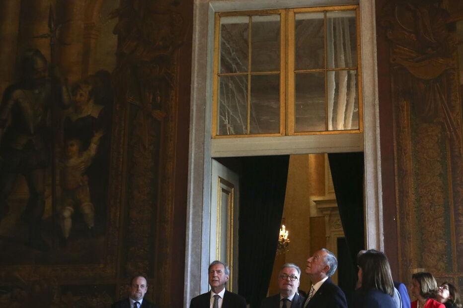 Marcelo no Palácio Nacional da Ajuda