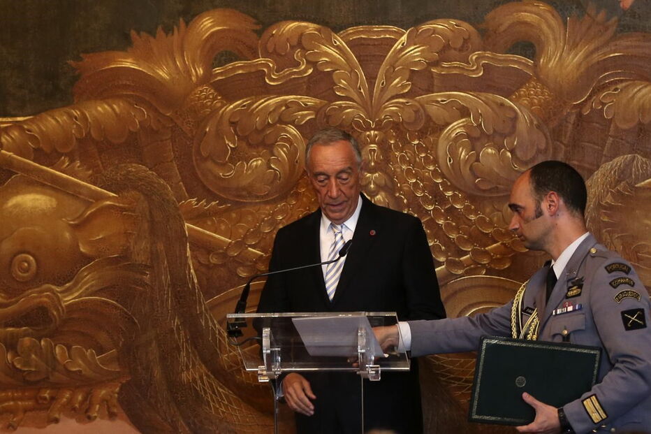 Marcelo no Palácio Nacional da Ajuda