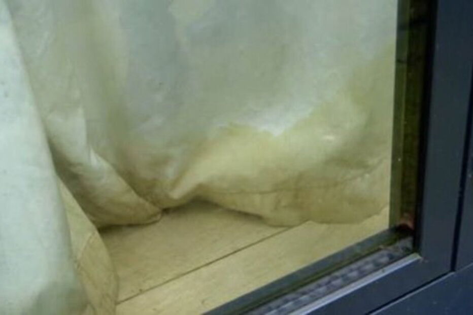 O estado em que os senhorios encontraram a casa