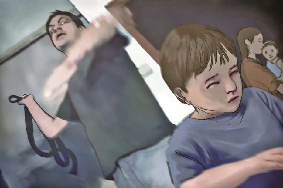 Padastro maltratava enteados