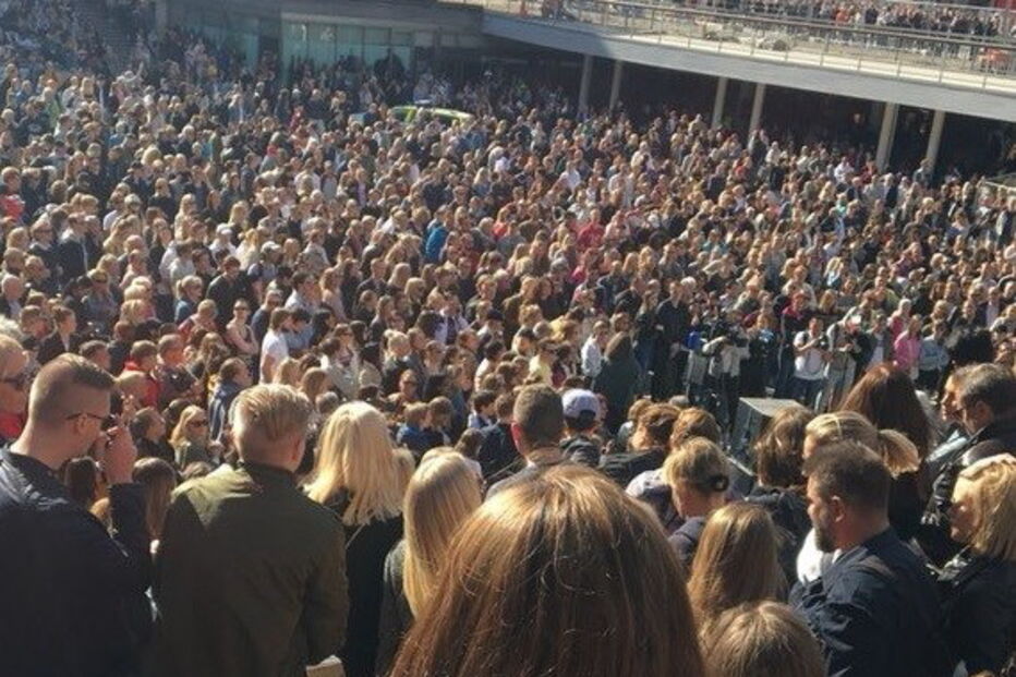 Multidão homenageia Avicii