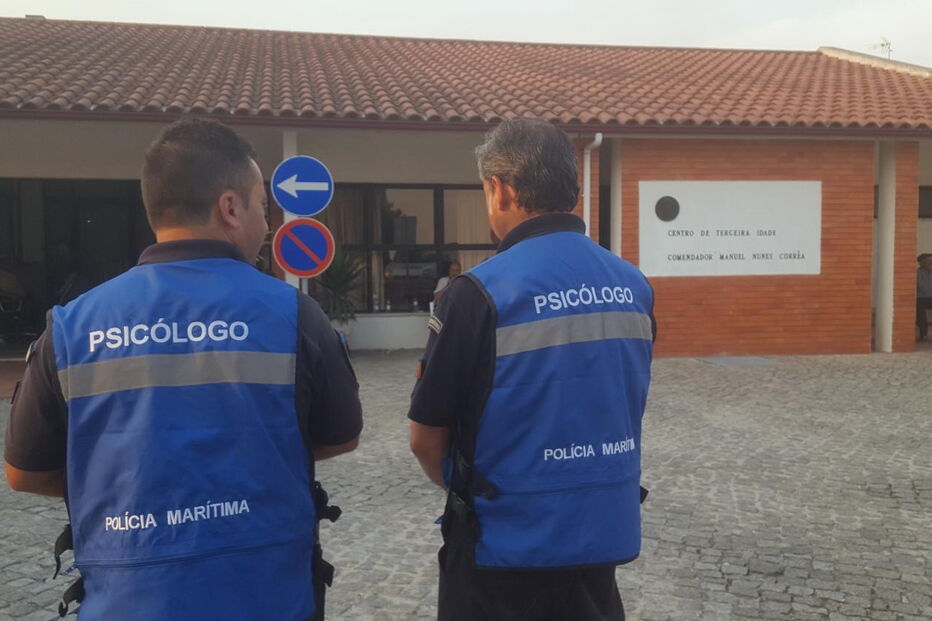 Psicólogos da Polícia Marítima em ação