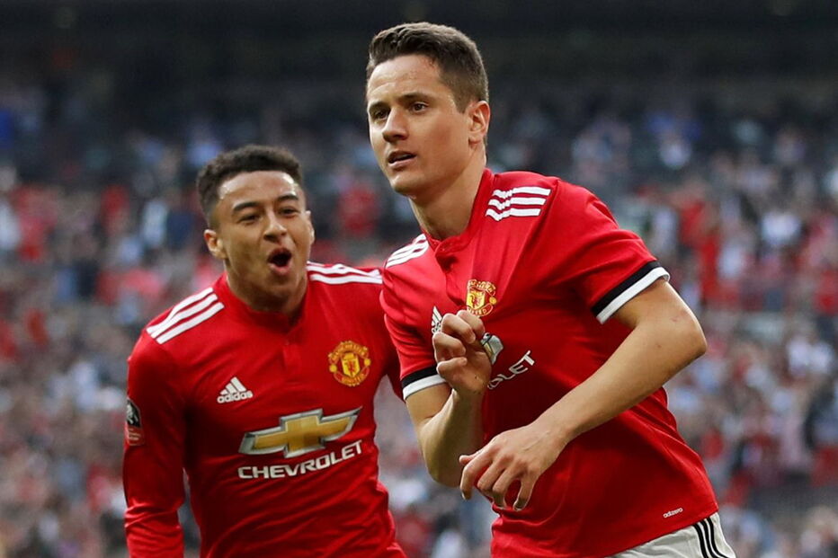 Herrera celebra golo do United
