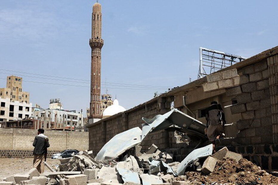 Bombardeamento aéreo saudita no Iémen
