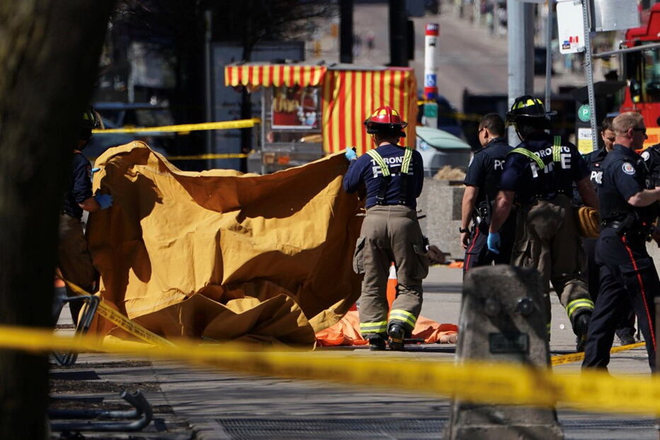 As imagens do terror em Toronto