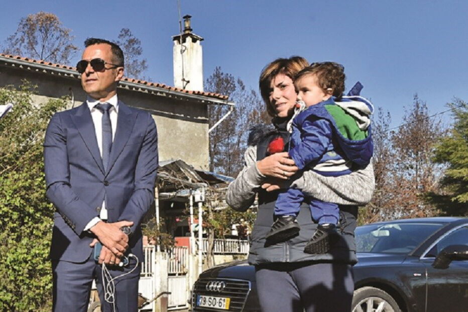 Jorge Mendes com Raquel Silva, a quem deu uma casa