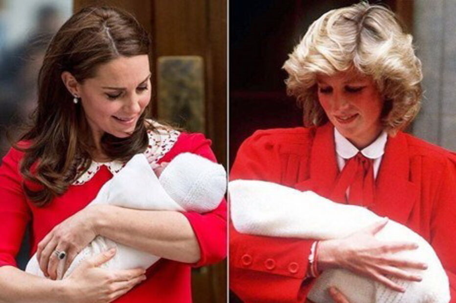 Kate presta homenagem a princesa Diana ao apresentar bebé real