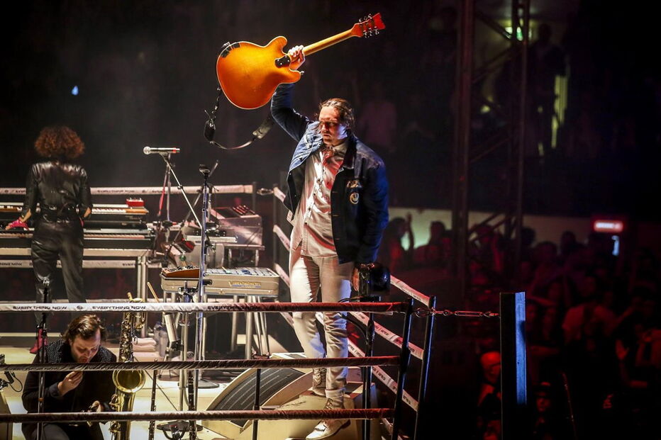 Arcade Fire ao vivo no Campo Pequeno, em Lisboa
