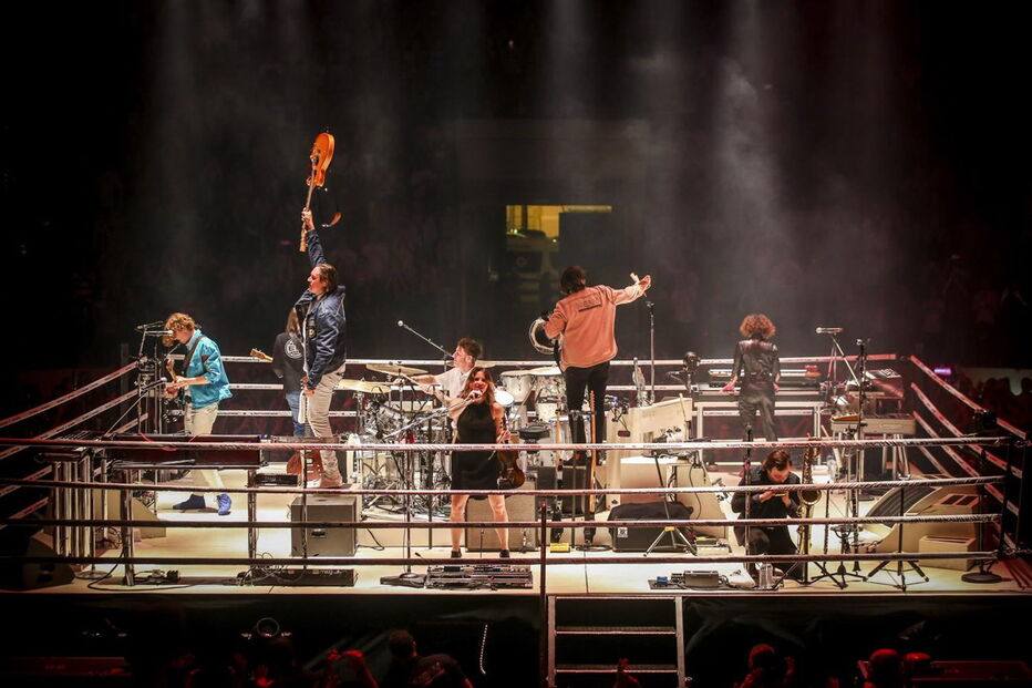 Arcade Fire ao vivo no Campo Pequeno, em Lisboa