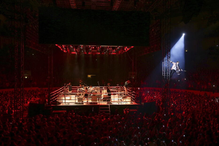 Arcade Fire ao vivo no Campo Pequeno, em Lisboa