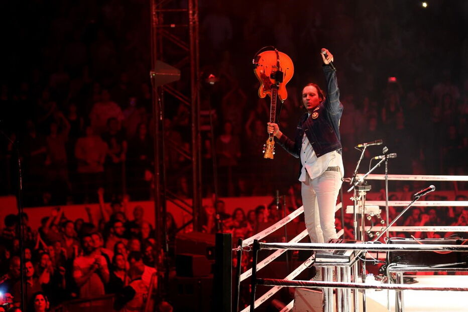 Arcade Fire ao vivo no Campo Pequeno, em Lisboa