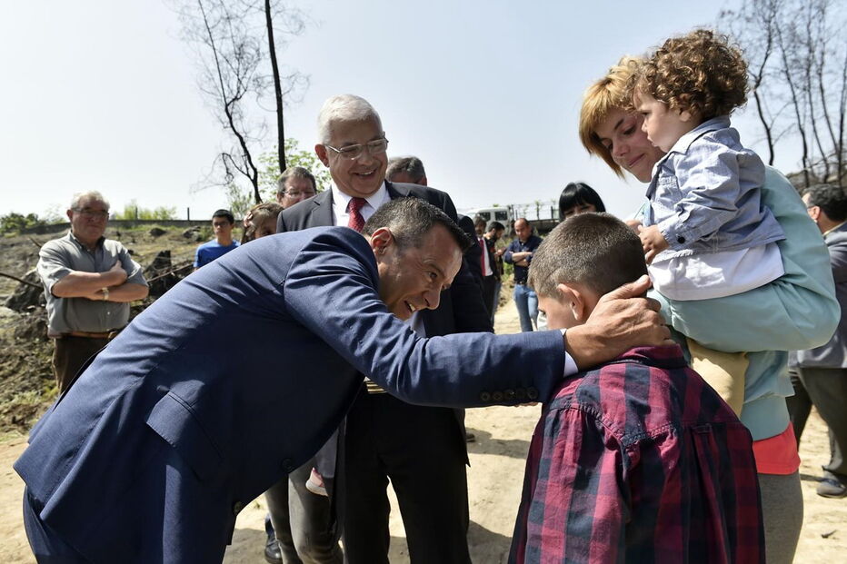 Emoção tomou conta de toda a família, alvo de gestos e palavras de incentivo  