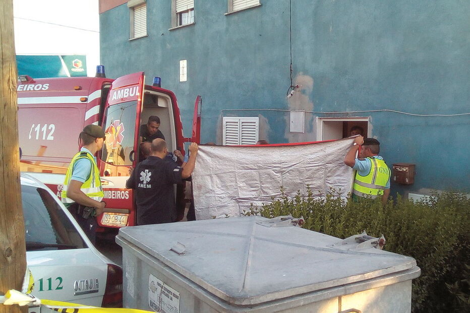 Meios no local do crime, a 12 de setembro do ano passado, em Panóias de Cima, na Guarda