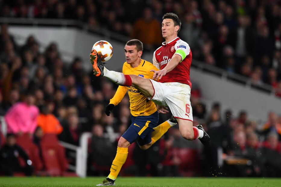 Atlético de Madrid empatou em casa do Arsenal nas meias da Liga Europa