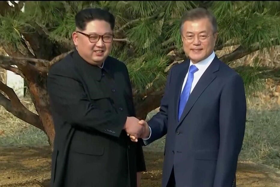 Líderes das Coreias 