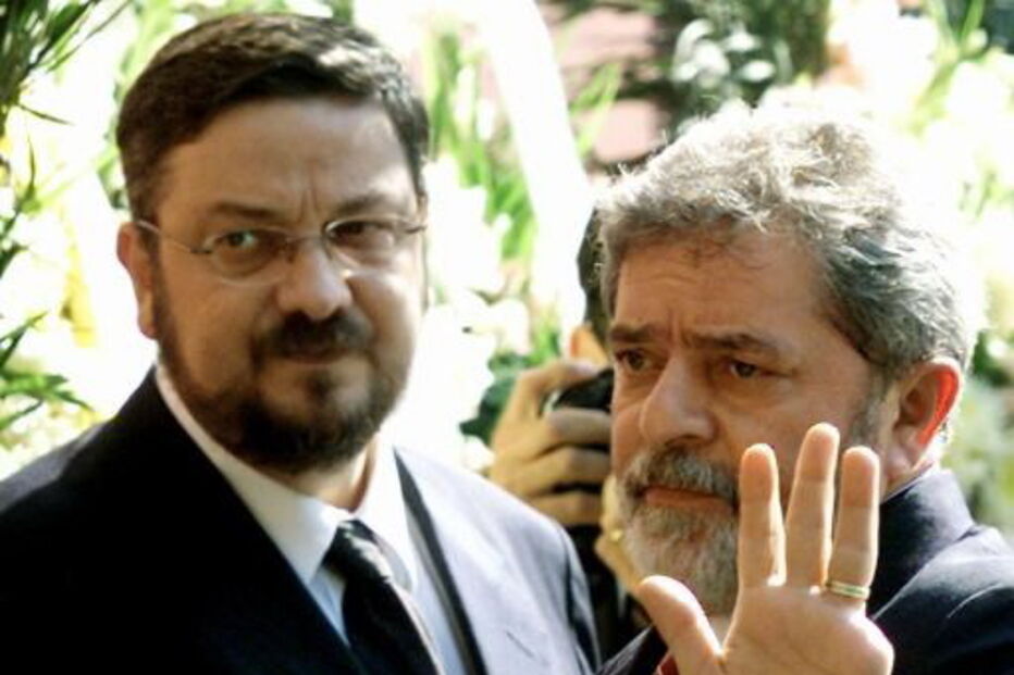 António Palocci e Lula da Silva