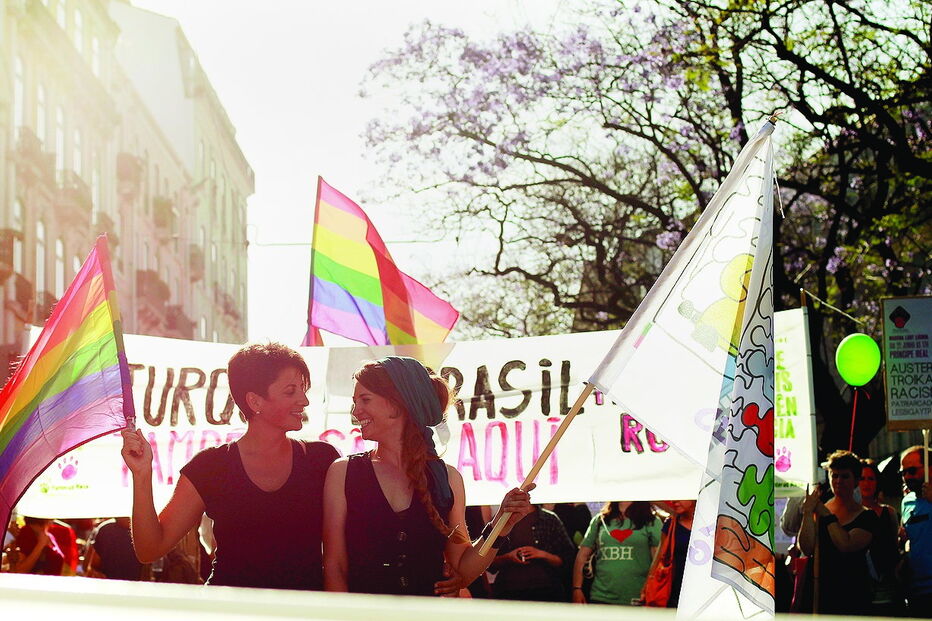 Ao longo do desfile vão existir momentos de informação para a comunidade LGBTI e para a população em geral 