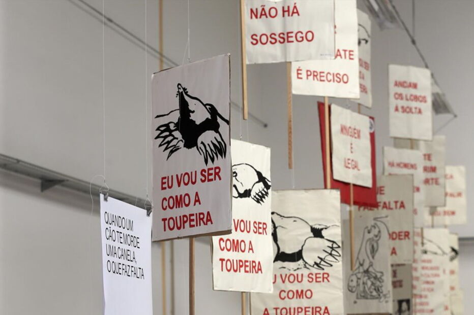 Exposição de cartazes de protesto no Barreiro