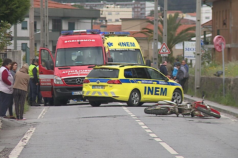 Homem morre em despiste de moto em Paços de Ferreira