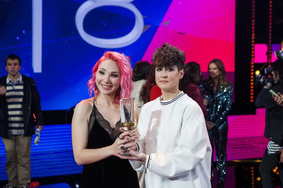 Claudia e Isaura, vencedoras da Eurovisão