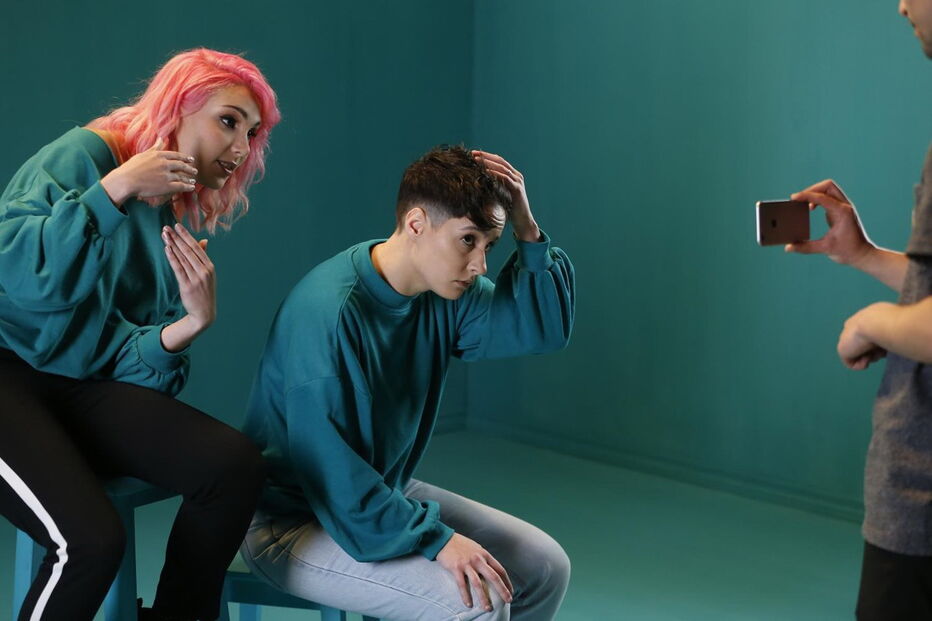 Cláudia Pascoal e Isaura gravam videoclip de 'O Jardim'