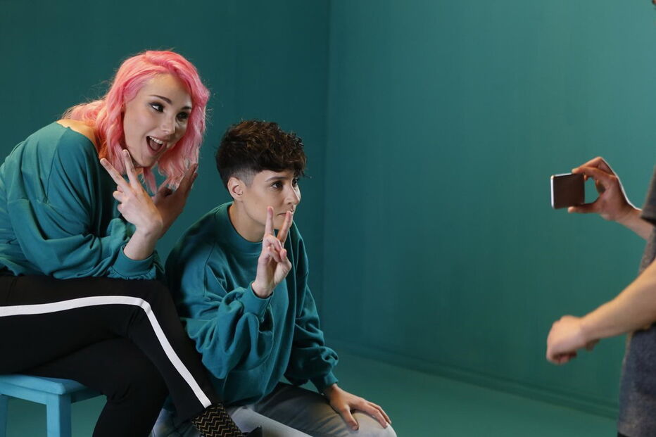 Cláudia Pascoal e Isaura gravam videoclip de 'O Jardim'