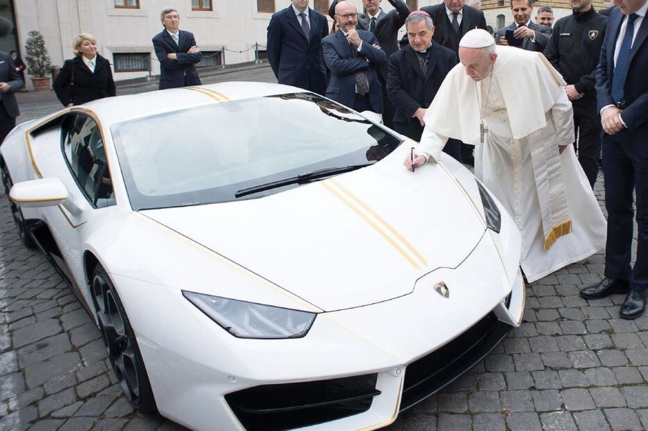 Lamborghini do Papa Francisco