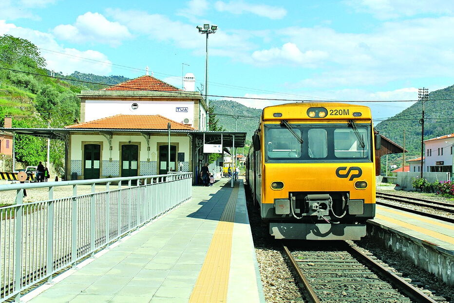 Estação de Foz Tua deverá deixar de receber o comboio MiraDouro e acolherá apenas os veículos habituais (na foto) 