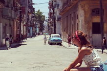 Cláudia Vieira em Cuba