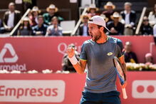 João Sousa em ação no Estoril Open