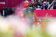 João Sousa em ação no Estoril Open