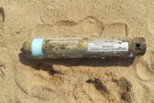 Engenho explosivo encontrado em praia na Lourinhã