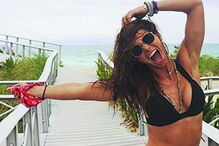 Cláudia Vieira está em Cayo Santa Maria, em Cuba, com o namorado   