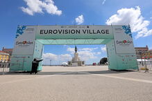 Aldeia da Eurovisão montada no Terreiro do Paço