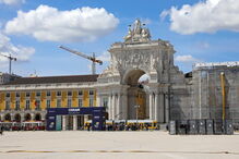 Aldeia da Eurovisão montada no Terreiro do Paço