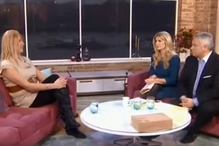 Crystal Warren na entrevista ao ITV's This Morning