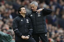 Mourinho e Rui Faria no Manchester United