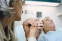 Doente em tratamento no hospital