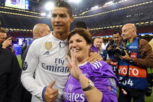 Ronaldo com a mãe, Dolores Aveiro