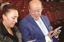 Pinto da Costa e Cláudia Campo