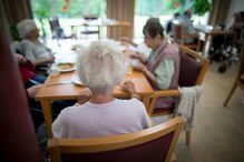 Refeitório de um lar de idosos