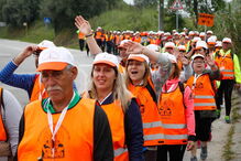 Boa disposição dos peregrinos ajuda a ‘encurtar’ o percurso até Fátima 