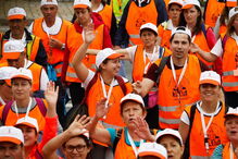 Boa disposição dos peregrinos ajuda a ‘encurtar’ o percurso até Fátima 