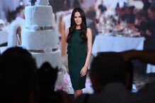 As figuras de cera de Meghan Markle e Harry no museu Madame Tussauds