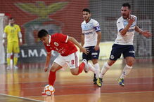 Benfica e Burinhosa jogaram para o campeonato de futsal, na Luz, em dezembro