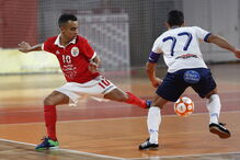 Benfica e Burinhosa jogaram para o campeonato de futsal, na Luz, em dezembro