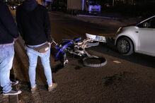 Acidente de mota em Albufeira