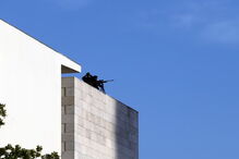 Snipers ocupam posições estratégicas à volta do recinto da Eurovisão, em Lisboa