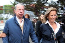 Ricardo Salgado com a mulher, Maria João